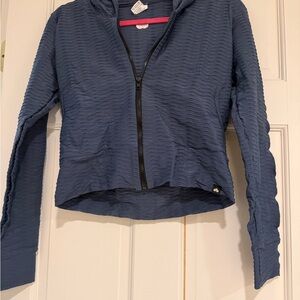 Booty by Brabants Textured Blue Bomber Jacket